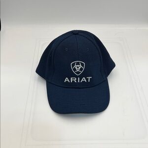 Ariat Flexfit Baseball Cap Navy Blue Western Hat S/M